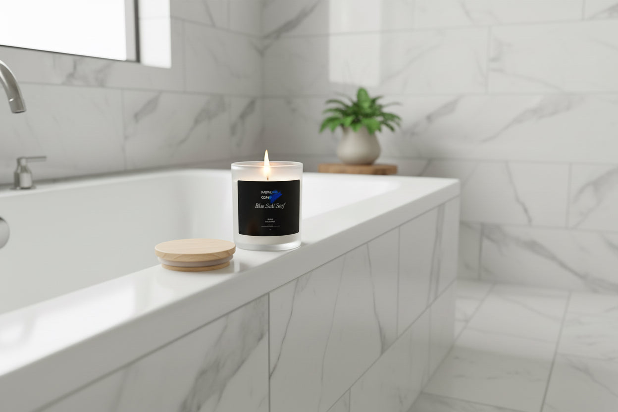 Blue Current Candle, 11oz