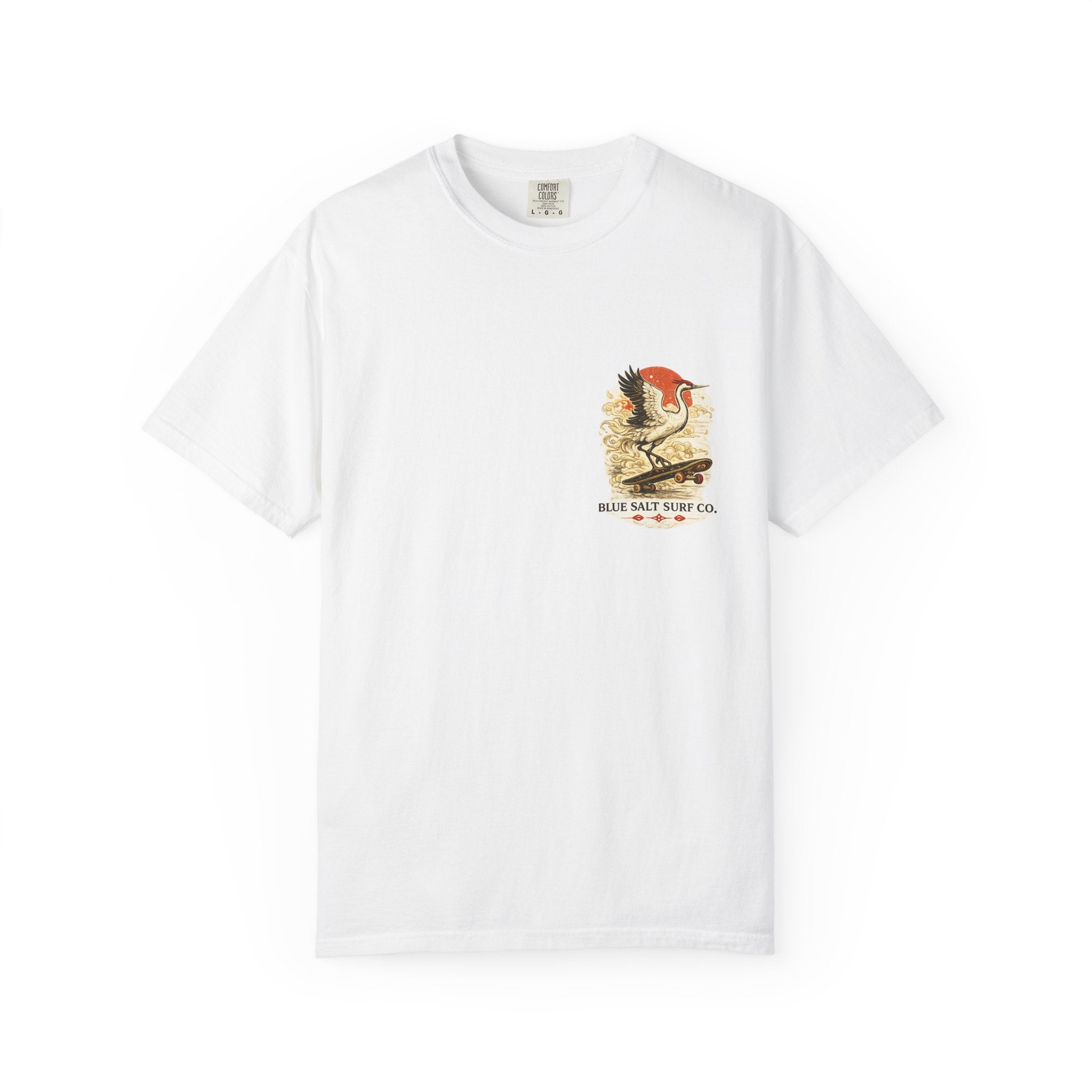 Crane Skateboarder Lunar New Year T-shirt