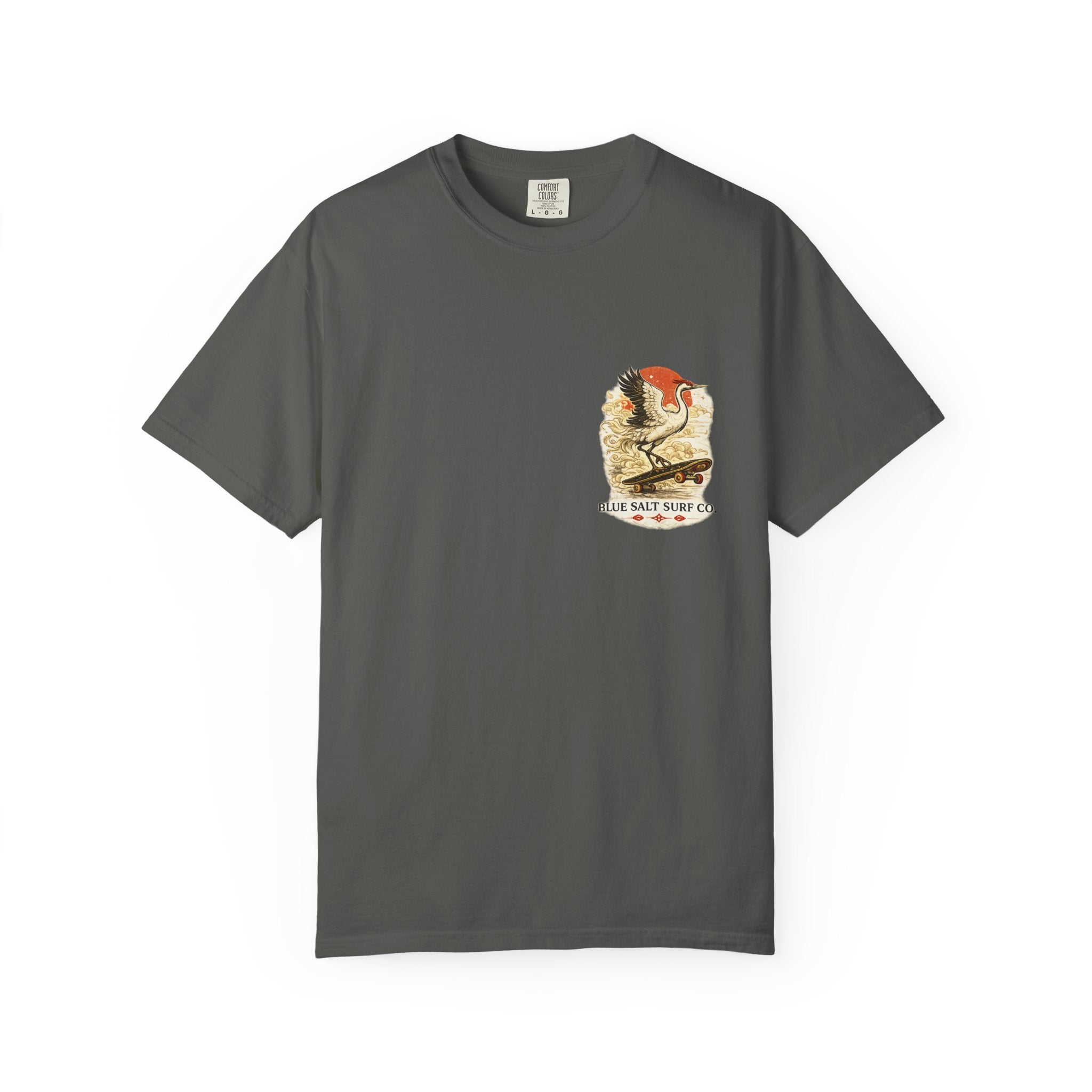 Crane Skateboarder Lunar New Year T-shirt