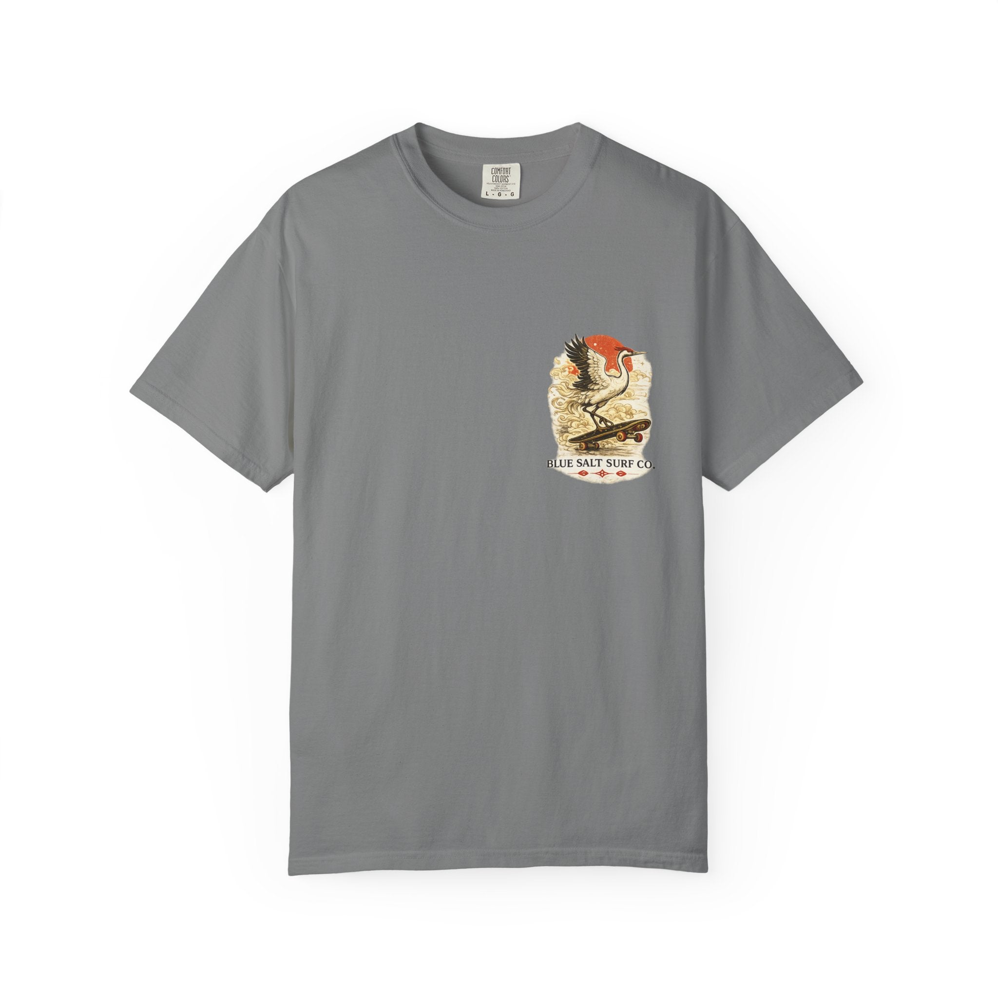 Crane Skateboarder Lunar New Year T-shirt