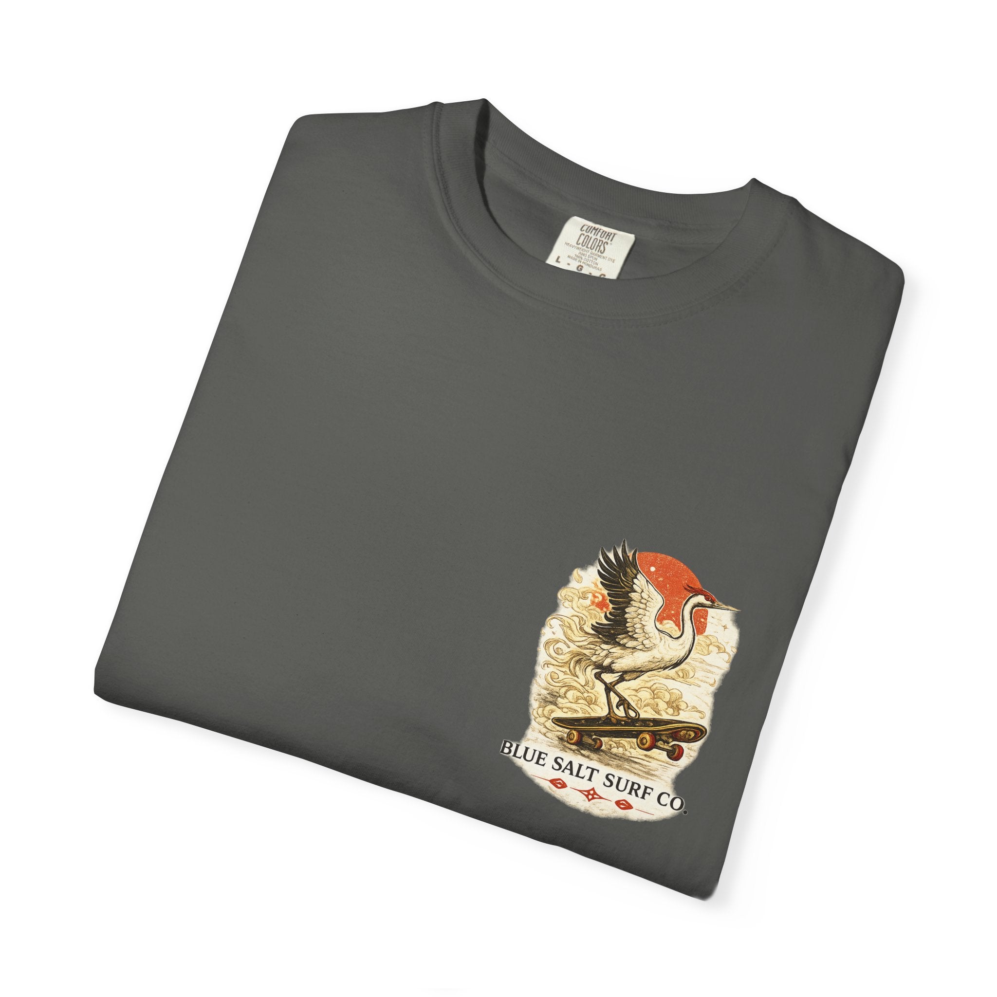 Crane Skateboarder Lunar New Year T-shirt