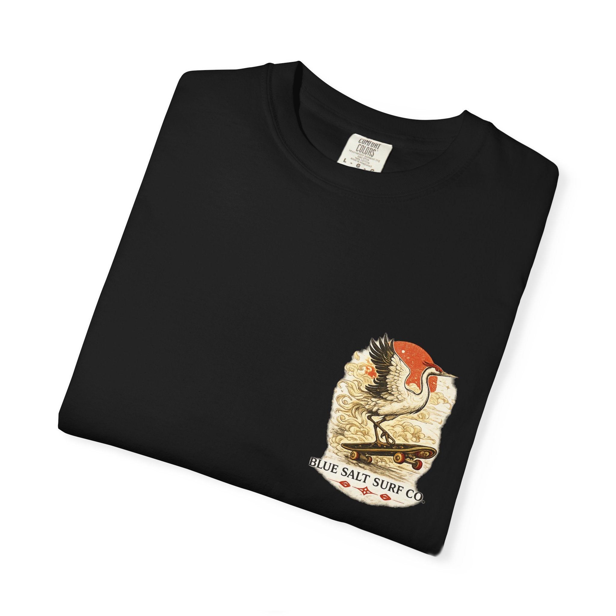 Crane Skateboarder Lunar New Year T-shirt